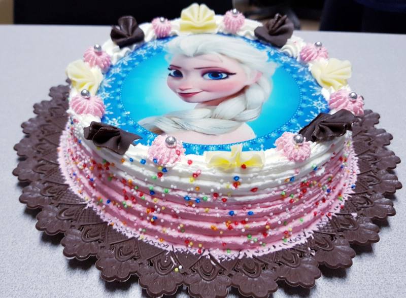 tarta decorada niños