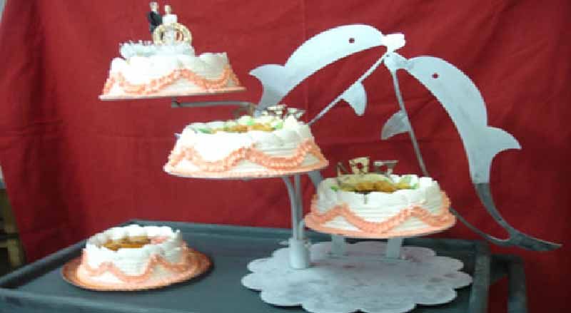 tarta decorada para bodas